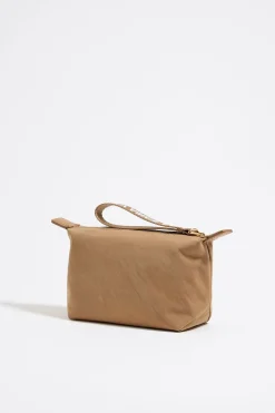 Fashion BIMBA Y LOLA Neceser Trapecio Pequeno Nylon Tostado