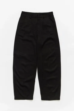 Hot BIMBA Y LOLA Pantalon Barrel Lana Negro