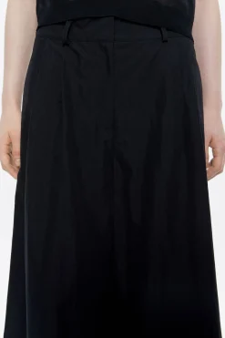 Cheap BIMBA Y LOLA Pantalon Campana Pinzas Negro