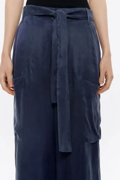 Store BIMBA Y LOLA Pantalon Carrot Azul Lavado