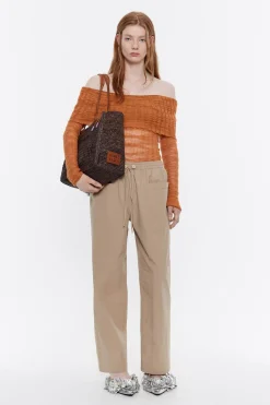 Cheap BIMBA Y LOLA Pantalon Jogger Algodon Camel