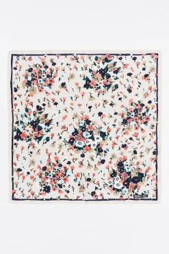 Store BIMBA Y LOLA Panuelo Flores En Grupos Gris