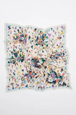 Clearance BIMBA Y LOLA Panuelo Flores En Grupos Marfil