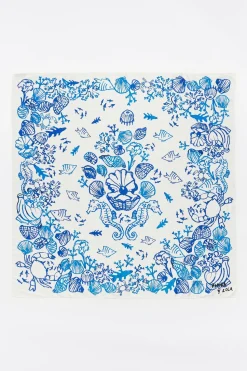 Cheap BIMBA Y LOLA Panuelo Fondo Del Mar Azul