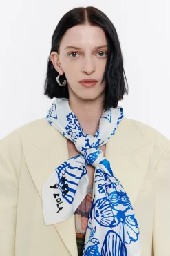 Cheap BIMBA Y LOLA Panuelo Fondo Del Mar Azul