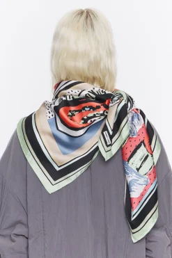 Outlet BIMBA Y LOLA Panuelo Peines Vintage Beige