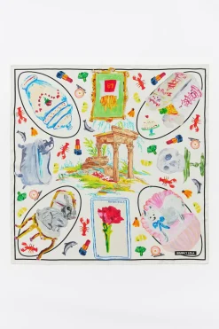 New BIMBA Y LOLA Panuelo Print Parque