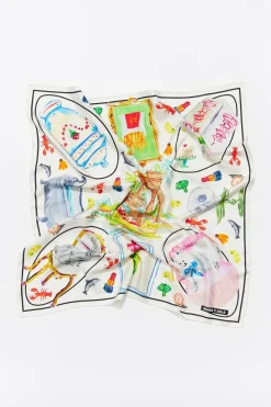 New BIMBA Y LOLA Panuelo Print Parque