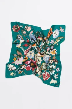 Discount BIMBA Y LOLA Panuelo Ramo De Flores Verde