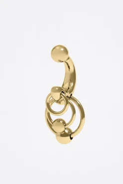 Sale BIMBA Y LOLA Pendientes Aro Arandelas Dorado