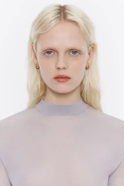 Discount BIMBA Y LOLA Pendientes Aro Dorado Cristales