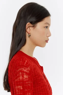 Best BIMBA Y LOLA Pendientes Aro Piedras Azules