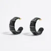 Discount BIMBA Y LOLA Pendientes Bambu Negro Marfil