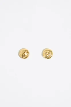 Outlet BIMBA Y LOLA Pendientes Caracolas Doradas