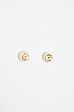 Cheap BIMBA Y LOLA Pendientes Caracolas Marfil
