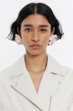 Hot BIMBA Y LOLA Pendientes Cojines Rosa Y Cristales