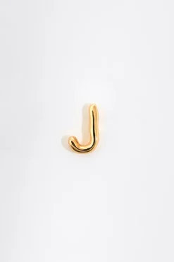 Online BIMBA Y LOLA Pendientes Letra J Cristales