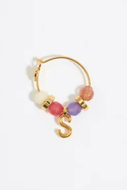 Outlet BIMBA Y LOLA Pendientes Letra S Piedras Multicolores