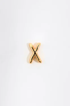 Hot BIMBA Y LOLA Pendientes Letra X Cristales