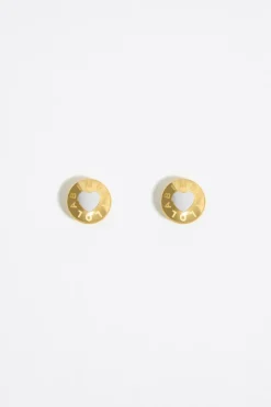 Best Sale BIMBA Y LOLA Pendientes Logo Candy Corazonmarfil