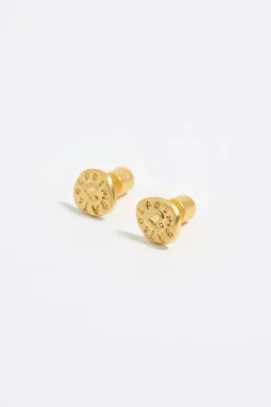 Cheap BIMBA Y LOLA Pendientes Logo Dorado Mates