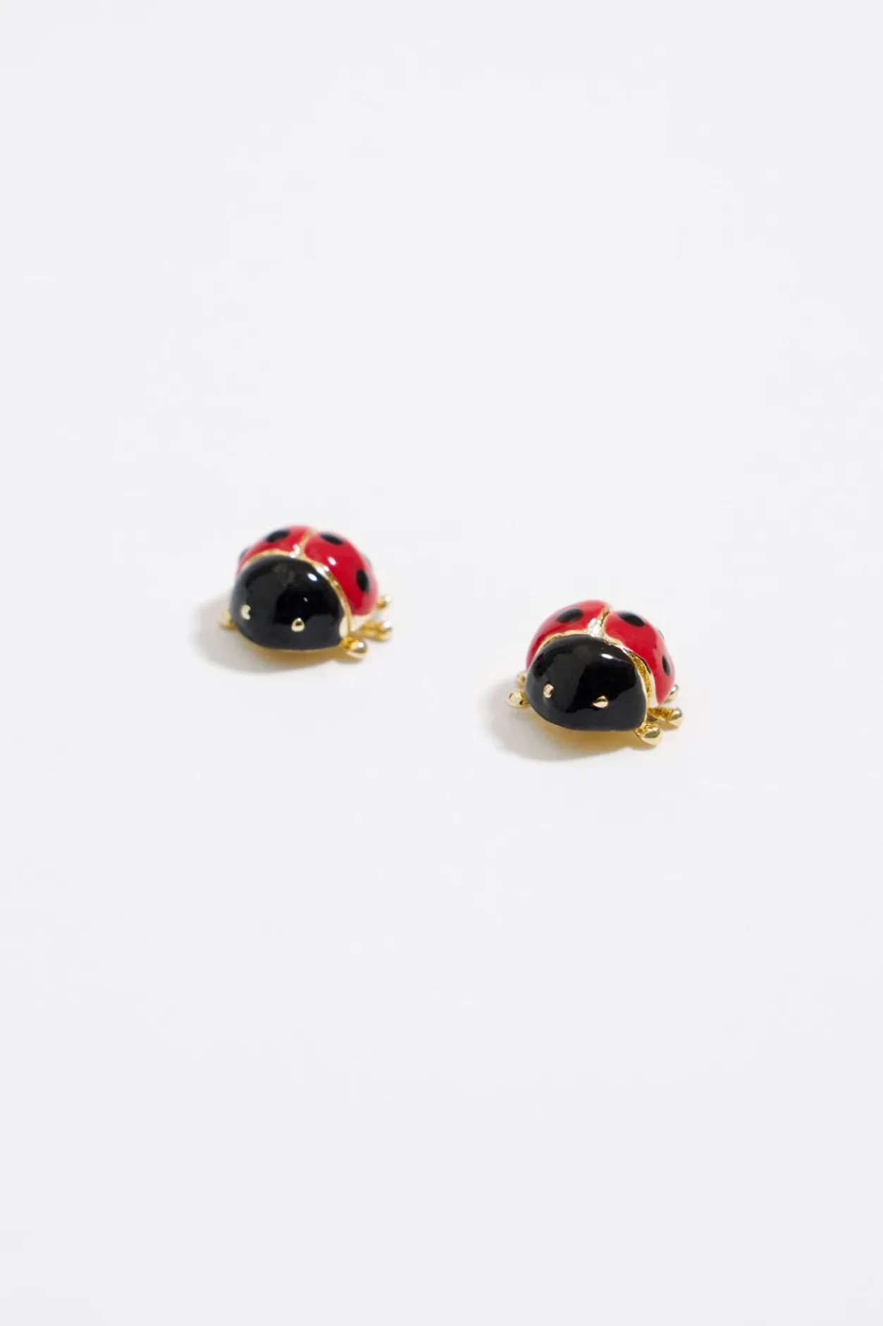 Store BIMBA Y LOLA Pendientes Mini Mariquita Dorados