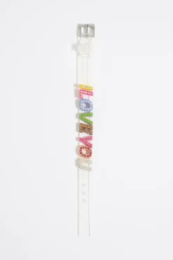 New BIMBA Y LOLA Pulsera Correa Letras Multicolor