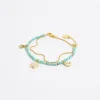 Discount BIMBA Y LOLA Pulsera Doble Estrella De Mar Turquesa