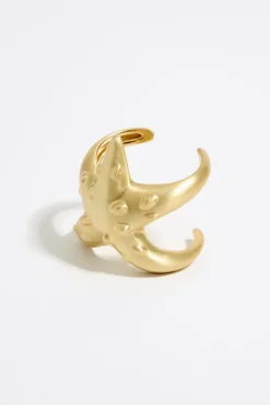 Hot BIMBA Y LOLA Pulsera Estrella De Mar Dorada Mate