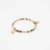 Cheap BIMBA Y LOLA Pulsera Letra C Piedras Multicolores