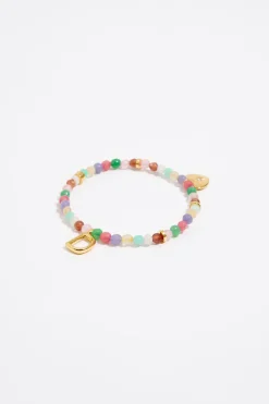 Hot BIMBA Y LOLA Pulsera Letra D Piedras Multicolores