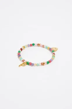 Cheap BIMBA Y LOLA Pulsera Letra P Piedras Multicolores