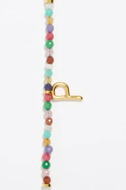 Cheap BIMBA Y LOLA Pulsera Letra P Piedras Multicolores