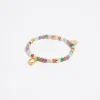 Outlet BIMBA Y LOLA Pulsera Letra Q Piedras Multicolores