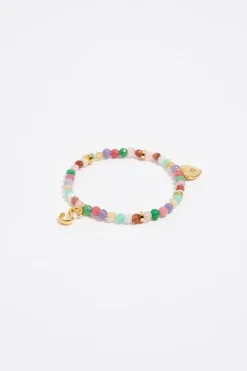 Fashion BIMBA Y LOLA Pulsera Letra S Piedras Multicolores