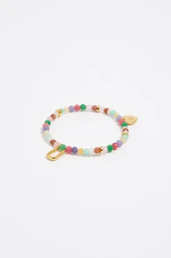 Hot BIMBA Y LOLA Pulsera Letra U Piedras Multicolores