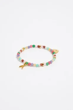 Clearance BIMBA Y LOLA Pulsera Letra X Piedras Multicolores