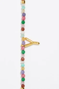 Online BIMBA Y LOLA Pulsera Letra Y Piedras Multicolores