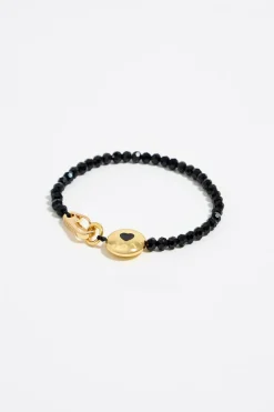 Fashion BIMBA Y LOLA Pulsera Logo Candy Cristales Negra