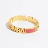 Fashion BIMBA Y LOLA Pulsera Logo Esmalte Coral