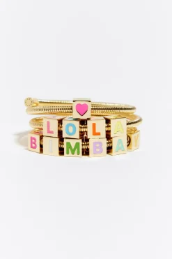 Best BIMBA Y LOLA Pulsera Muelle Logo Dorada