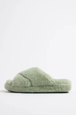 Online BIMBA Y LOLA Sandalia Plana Pelo Verde