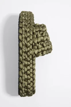 Shop BIMBA Y LOLA Sandalia Plana Trenzado Verde