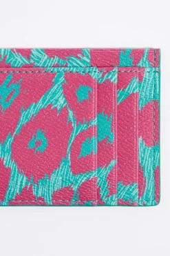 Cheap BIMBA Y LOLA Tarjetero Leopard Turquesa