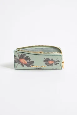 Shop BIMBA Y LOLA Tarjetero-Monedero Daisy Verde