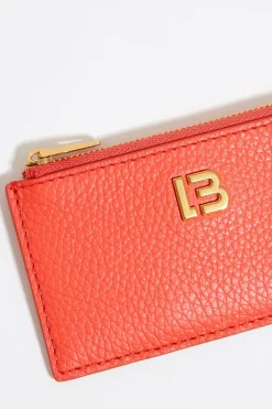 Cheap BIMBA Y LOLA Tarjetero-Monedero Piel Coral