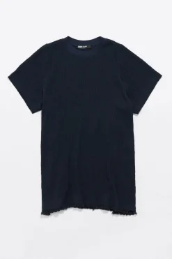 Clearance BIMBA Y LOLA Top Largo Desflecado Antracita