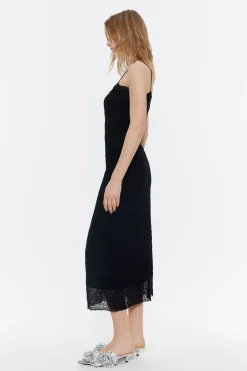 Hot BIMBA Y LOLA Top Punto Ajustado Negro