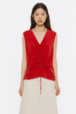 Discount BIMBA Y LOLA Top Recto Rojo