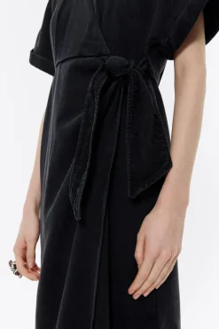 Clearance BIMBA Y LOLA Vestido Cruzado Denim Negro